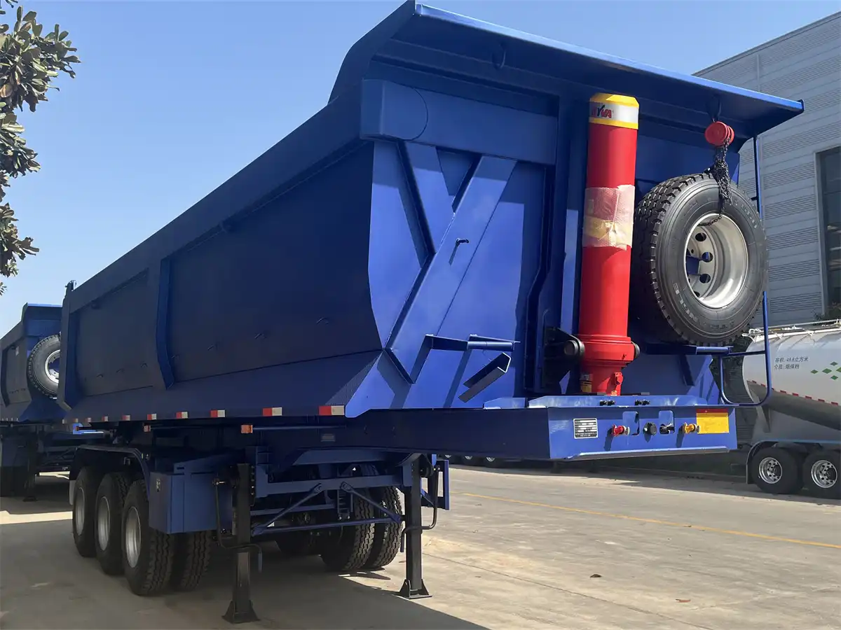 End Dump Semi Trailer for Sale - 30-60 Ton