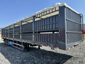 Fence Cargo Trailer with Hydraulic Lift Gate