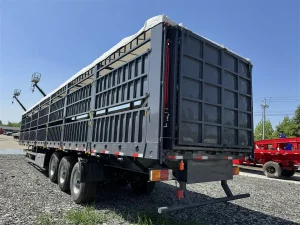 Fence Cargo Trailer with Hydraulic Lift Gate