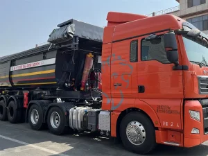 Tipper Trailer with Electric Tarp