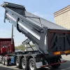 Tri Axle Dump Semi Trailer with Electric Tarp