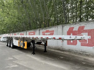 Tri Axle Flatbed Semi Trailer
