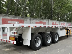 Tri Axle Flatbed Semi Trailer