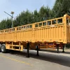3 axle fence cargo semi trailer