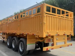 3 Axle Fence Cargo Semi Trailer
