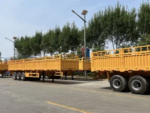 3 Axle Fence Cargo Semi Trailer