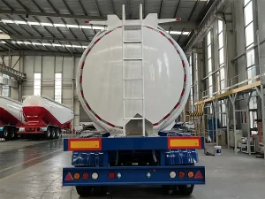Tri Axle Stainless Steel Fuel Tanker Trailer