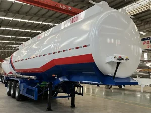Tri Axle Stainless Steel Fuel Tanker Trailer