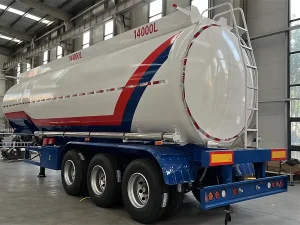 Tri Axle Stainless Steel Fuel Tanker Trailer