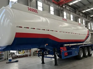 Tri Axle Stainless Steel Fuel Tanker Trailer