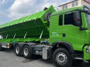 3 Axle Side Dump Trailer for Sale