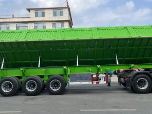 3 Axle Side Dump Trailer for Sale