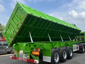 3 Axle Side Dump Trailer for Sale