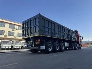 3 Axle Dropside Side Tipper Trailer