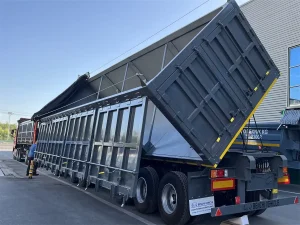 3 Axle Dropside Side Tipper Trailer