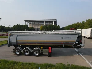 4 Axle U Shape Rear Dumper Trailer
