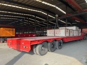 4 Axle 100 Ton Folding Gooseneck Trailer