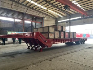 4 Axle 100 Ton Folding Gooseneck Trailer