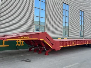 4 Axle 100 Ton Folding Gooseneck Trailer