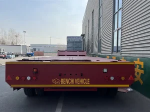 4 Axle 100 Ton Folding Gooseneck Trailer