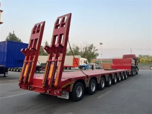 8 Axle Extendable Lowbed Trailer