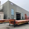 tri axle low bed trailer